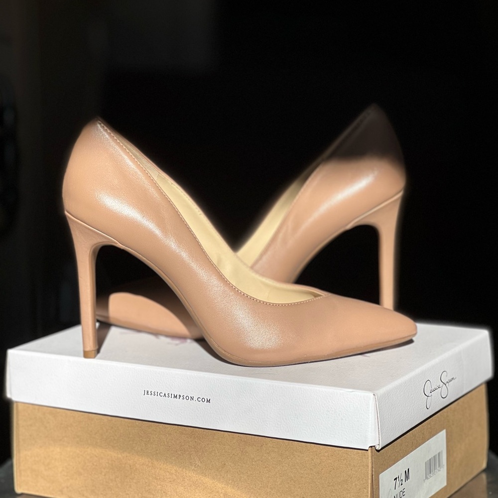JS Classy Nude Heels